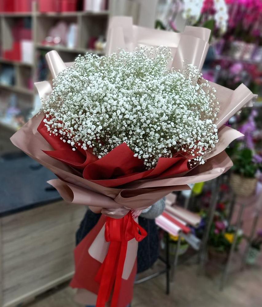 Букет Белые хлопья в Егорово Букет цветов из: Гипсофила в Егорово