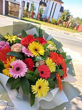 Букет цветов из:  Герберы #REPLACE_PRED# Егорово