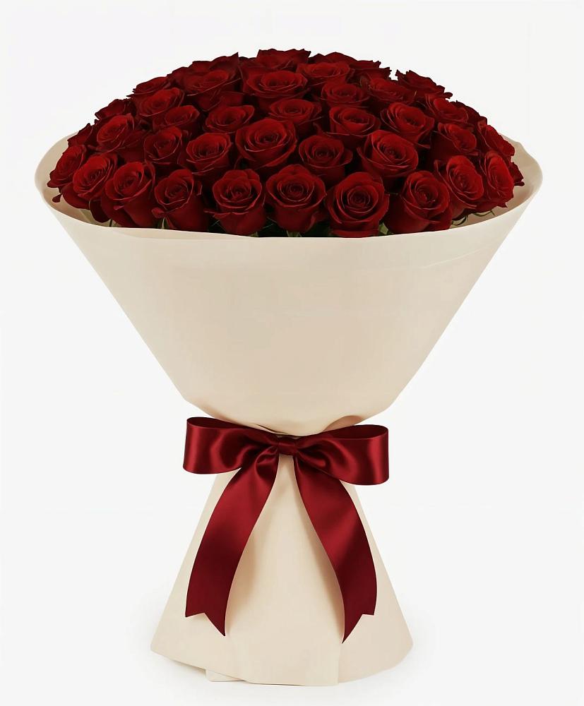 Букет 101 Бордовая роза Блэк Бакарра в Егорово