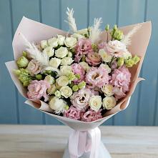 Букет цветов из:  Альстромерии и Розы в Егорово